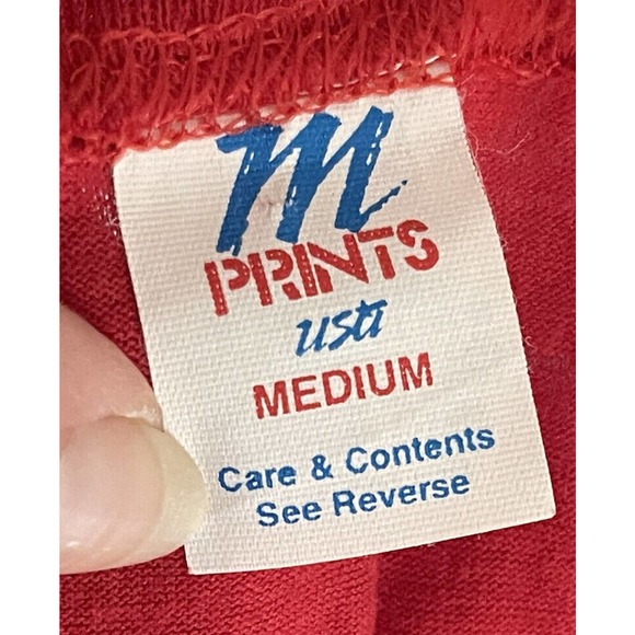 Vintage St Louis Cardinals Red TShirt Youth Childrens Size M Single-Stitch - Picture 5 of 6